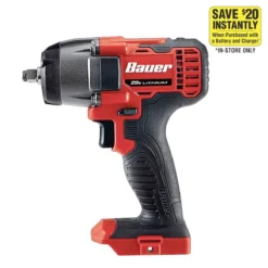 Cheap 💯 BAUER 20V Cordless 3/8 in. Compact Impact Wrench - Tool Only 🔔