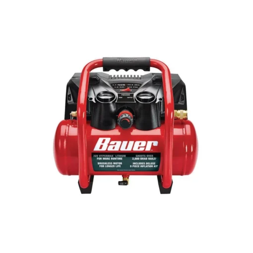 Best deal 🎉 BAUER 1.6 Gallon 135 PSI 20V Brushless Cordless Air Compressor - Tool Only ✨ -BAUER Sales 57394 I