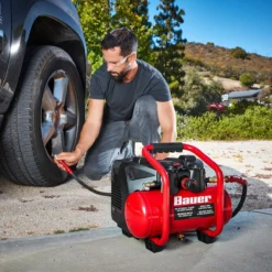 Best deal 🎉 BAUER 1.6 Gallon 135 PSI 20V Brushless Cordless Air Compressor - Tool Only ✨ -BAUER Sales 57394 W11