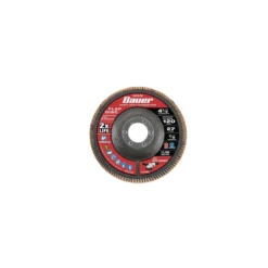 Discount 🎉 BAUER 4-1/2 in. x 7/8 in. 120-Grit Type 27 Flap Disc with Fiberglass Backing and Zirconia Grain ❤️