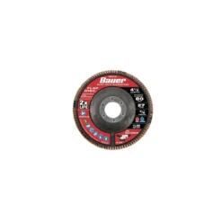 Best deal ⌛ BAUER 4-1/2 in. x 7/8 in. 80-Grit Type 27 Flap Disc with Fiberglass Backing and Zirconia Grain ✨
