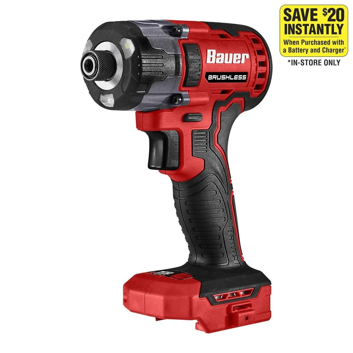 Buy ๐ฏ BAUER 20V Brushless Cordless 1/4 in. 3 Speed Hex Impact Driver - Tool Only ๐งจ 3 Buy ๐ฏ BAUER 20V Brushless Cordless 1/4 in. 3 Speed Hex Impact Driver - Tool Only ๐งจ