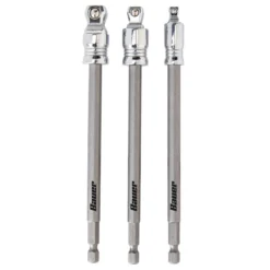 Deals ❤️ BAUER 6 in. Impact Rated Wobble Socket Adapter Set, 3 Pc. 😀