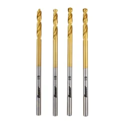 Wholesale 🛒 BAUER 1/8 in. Titanium Drill Bit Set, 4 Pc. 🎉 -BAUER Sales 64901 W3
