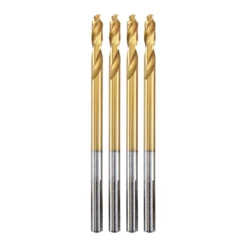 Deals 🛒 BAUER 3/16 in. Titanium Drill Bit Set, 4 Pc. 🌟 -BAUER Sales 64903 W3